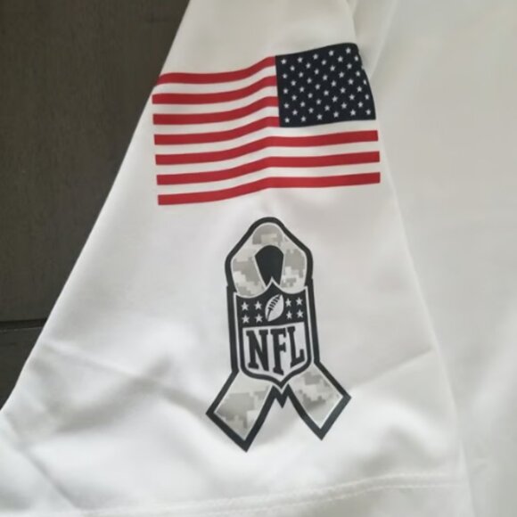 Men's Nike White Philadelphia Eagles Salute To Service Legend Performance Shirt - Picture 6 of 10